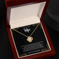 To My Beautiful Wife | You Are My Everything - Love Knot Necklace