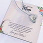 To My Amazing Mom | Thank You - Forever Love Necklace